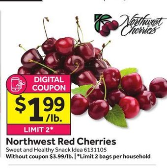 Stop&Shop Northwest red cherries offer