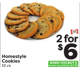 Weis Markets Homestyle cookies offer