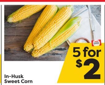 Weis Markets In-husk sweet corn offer