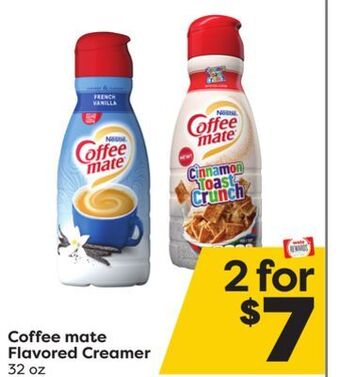 Weis Markets Nestle coffee mate flavored creamer offer