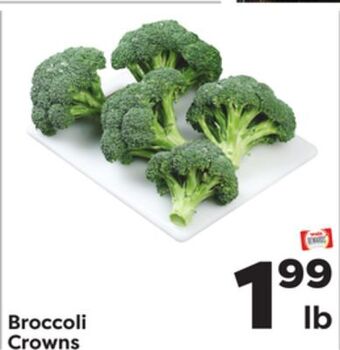 Weis Markets Broccoli crowns offer