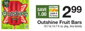 The Fresh Grocer Fruit bars offer