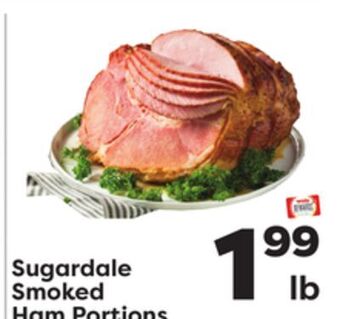 Weis Markets Sugardale smoked ham portions offer