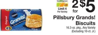 The Fresh Grocer Grands! biscuits offer