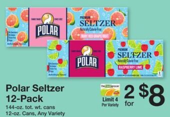 The Fresh Grocer Seltzer 12-pack offer