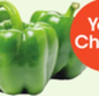 Price Rite Green peppers offer