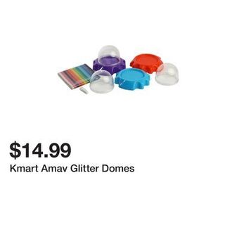 Kmart Kmart amav glitter domes offer