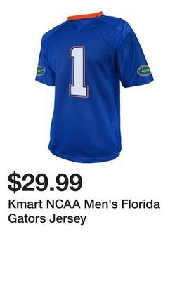 Kmart Kmart ncaa men's florida gators jersey offer
