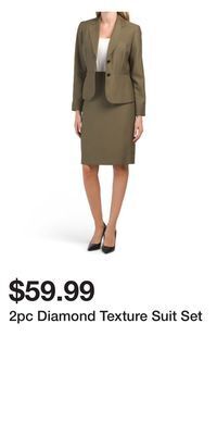 TJ Maxx 2pc diamond texture suit set offer
