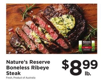 ShopRite Boneless ribeye steak offer