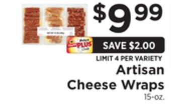ShopRite Cheese wraps offer
