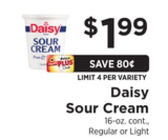 ShopRite Sour cream offer