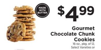 ShopRite Gourmet chocolate chunk cookies offer