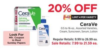 ShopRite Cerave offer