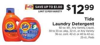 ShopRite Laundry detergent offer