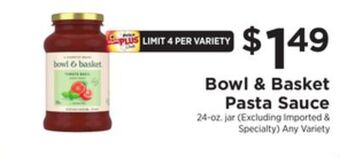 ShopRite Pasta sauce offer