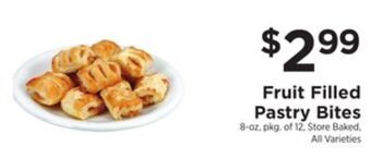 ShopRite Fruit filled pastry bites offer