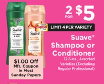 ShopRite Shampoo or conditioner offer