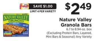 ShopRite Granola bars offer