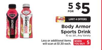 ShopRite Sports drink offer