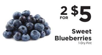 ShopRite Sweet blueberries offer