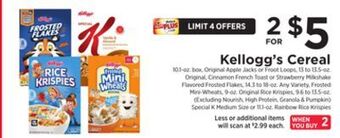 ShopRite Cereal offer