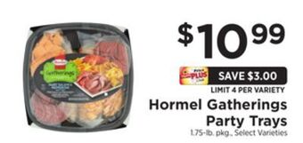 ShopRite Gatherings party trays offer