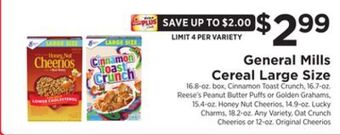 ShopRite Cereal large size offer
