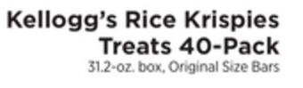 ShopRite Rice krispies treats 40-pack offer