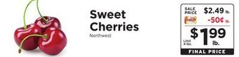 ShopRite Sweet cherries offer