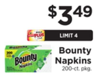 ShopRite Napkins offer