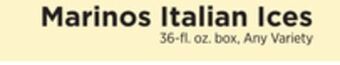 ShopRite Italian ices offer
