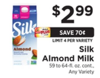 ShopRite Almond milk offer
