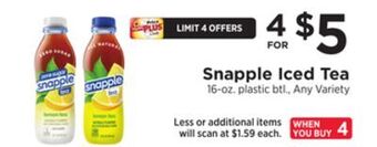 ShopRite Iced tea offer