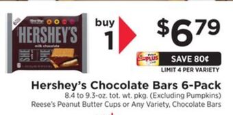ShopRite Chocolate bars 6-pack offer