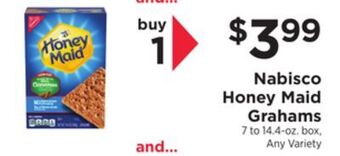 ShopRite Honey maid grahams offer