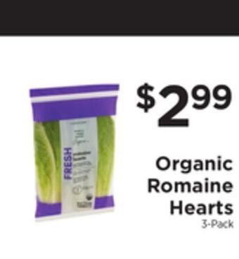 ShopRite Organic romaine hearts offer