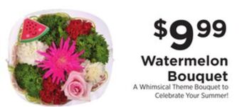 ShopRite Watermelon bouquet offer