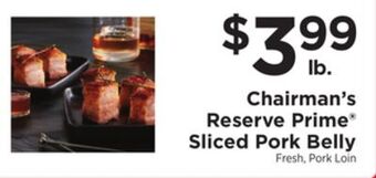 ShopRite Prime sliced pork belly offer