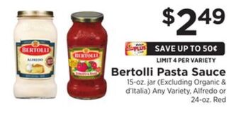 ShopRite Pasta sauce offer