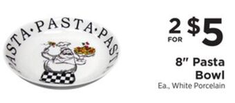 ShopRite 8 pasta bowl offer