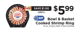ShopRite Cooked shrimp ring offer
