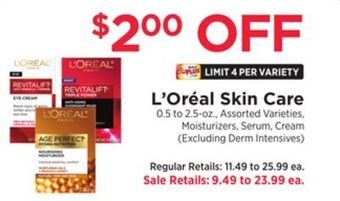 ShopRite Skin care offer