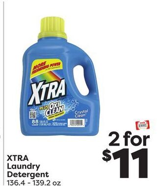 Weis Markets Xtra laundry detergent offer