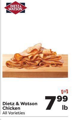 Weis Markets Dietz & watson chicken offer