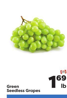 Weis Markets Green seedless grapes offer