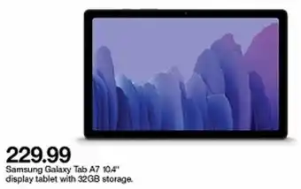 Target Samsung Galaxy Tab A7 10.4" Display Tablet With 32gb Storage offer