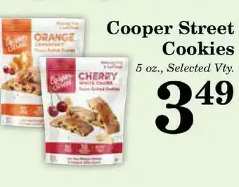 Harvest Foods Cooper Street Cookies offer