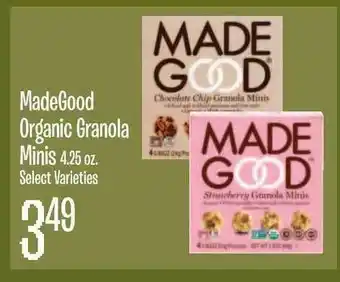 Jewel-Osco Madegood Organic Granola Minis offer