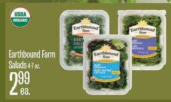 Jewel-Osco Earthbound Farm Salads offer